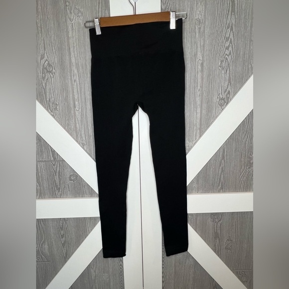 D11.28 Skinny Black Tights with Zipper Pockets One Size - Picture 5 of 5